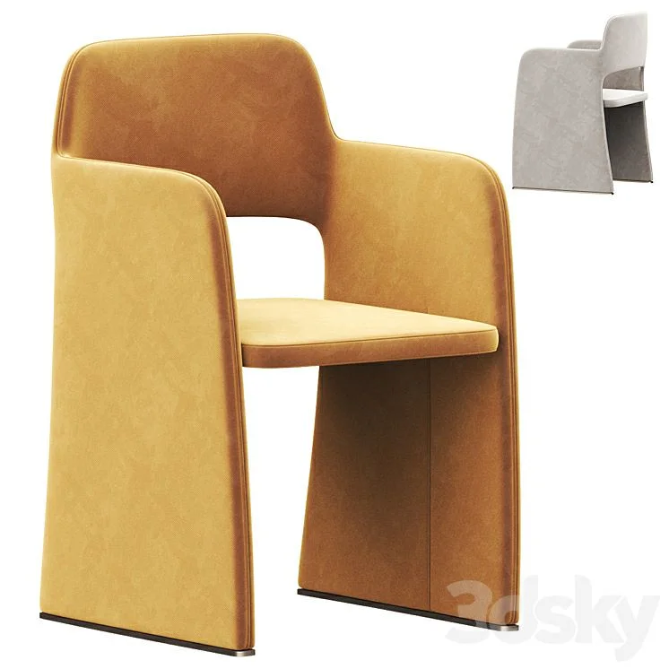 ECHO Chair with armrests By CAMERICH